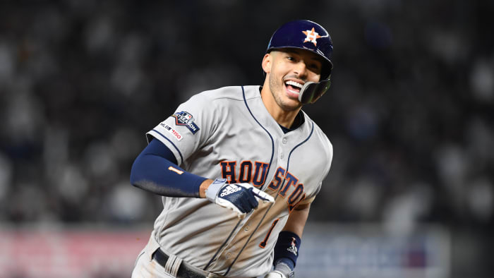 Carlos Correa with the Houston Astros